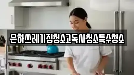 은하쓰레기집청소고독사청소특수청소