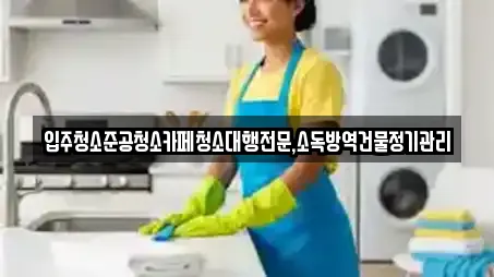 입주청소준공청소카페청소대행전문,소독방역건물정기관리
