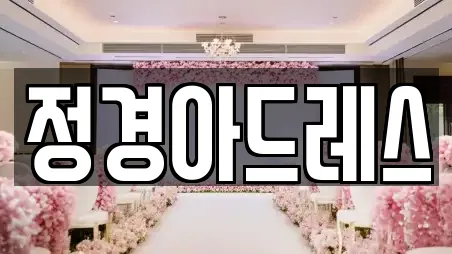 정경아드레스