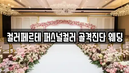 컬러페르테 퍼스널컬러 골격진단 웨딩