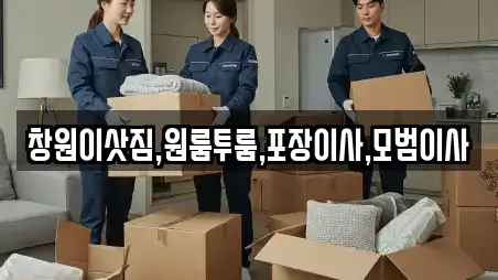 창원이삿짐,원룸투룸,포장이사,모범이사