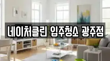 네이처클린 입주청소 광주점