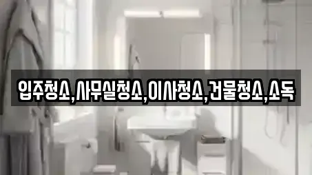 입주청소,사무실청소,이사청소,건물청소,소독