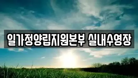 일가정양립지원본부 실내수영장