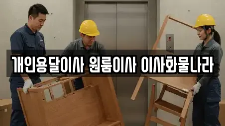 개인용달이사 원룸이사 이사화물나라