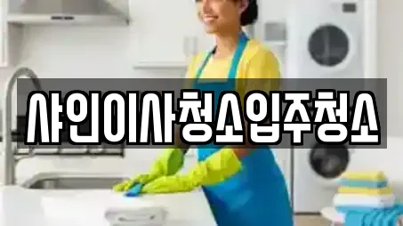 샤인이사청소입주청소