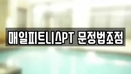 매일피트니스PT 문정법조점
