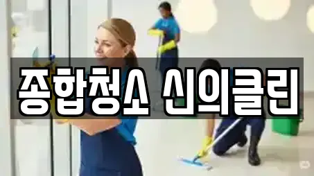 종합청소 신의클린