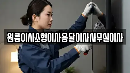 원룸이사소형이사용달이사사무실이사