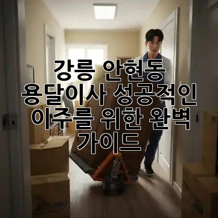 강릉 안현동 용달이사: 성공적인 이주를 위한 완벽 가이드 🚚✨