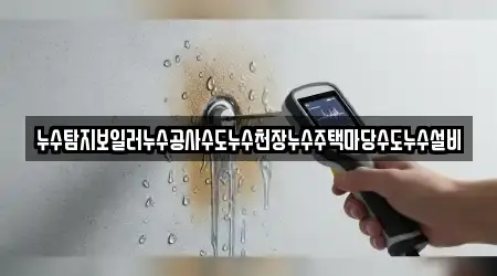 누수탐지보일러누수공사수도누수천장누수주택마당수도누수설비