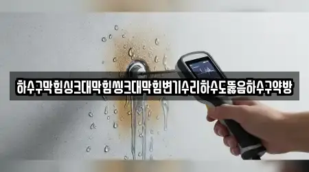 하수구막힘싱크대막힘씽크대막힘변기수리하수도뚫음하수구약방