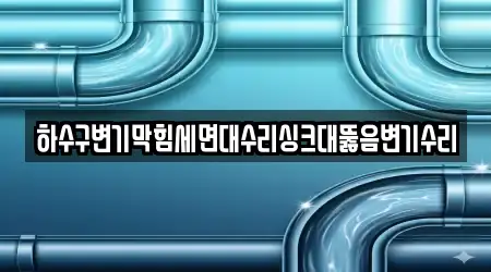 하수구변기막힘세면대수리싱크대뚫음변기수리