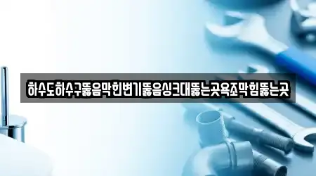 하수도하수구뚫음막힌변기뚫음싱크대뚫는곳욕조막힘뚫는곳
