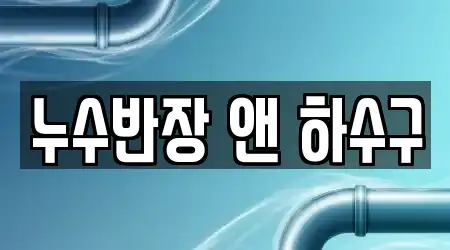 누수반장 앤 하수구