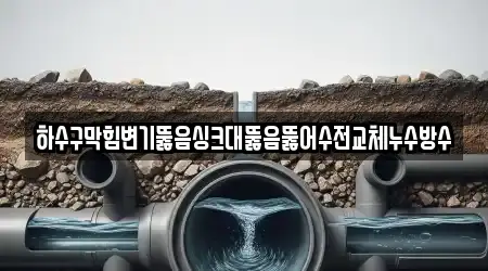 하수구막힘변기뚫음싱크대뚫음뚫어수전교체누수방수