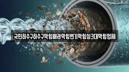 국민하수구하수구막힘배관막힘변기막힘싱크대막힘업체