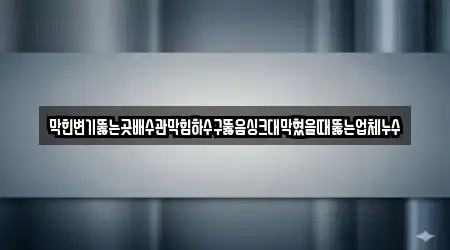 막힌변기뚫는곳배수관막힘하수구뚫음싱크대막혔을때뚫는업체누수