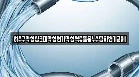 하수구막힘싱크대막힘변기막힘역류뚫음누수탐지변기교체
