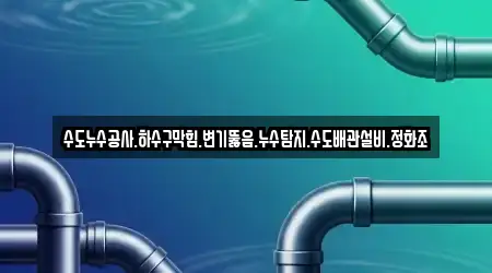 수도누수공사.하수구막힘.변기뚫음.누수탐지.수도배관설비.정화조
