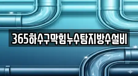 365하수구막힘누수탐지방수설비