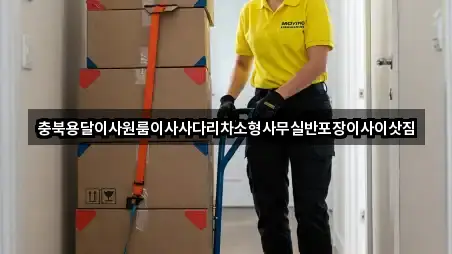 충북용달이사원룸이사사다리차소형사무실반포장이사이삿짐
