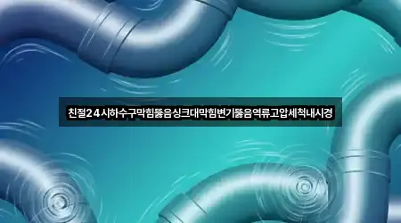 친절24시하수구막힘뚫음싱크대막힘변기뚫음역류고압세척내시경