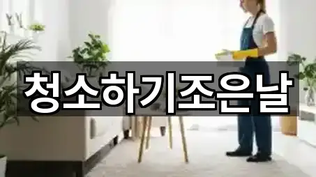 청소하기조은날