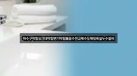 하수구막힘싱크대막힘변기막힘뚫음수전교체수도해빙욕실누수설비
