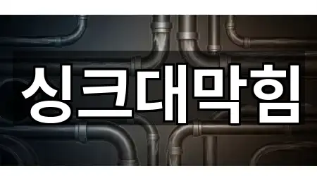 [주소] 성남시 분당구 수내동 싱크대 막힘 5곳