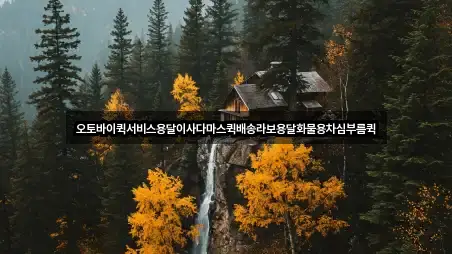 경기 안성 숭인동 용달이사 재방문 많은 5곳