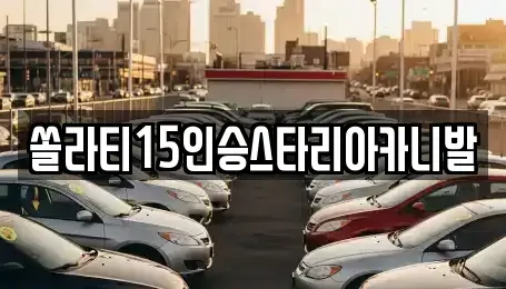 강원특별자치도 원주시 흥업면 렌트카 전문 쏠라티15인승스타리아카니발
