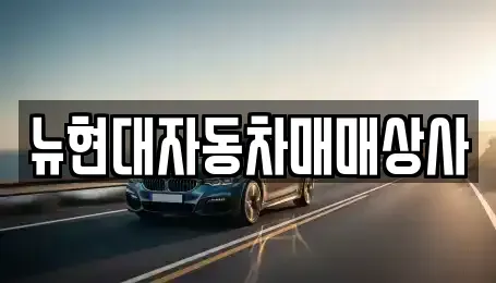 강원특별자치도 원주시 흥업면 중고차 전문 뉴현대자동차매매상사