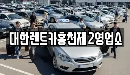 강원특별자치도 홍천군 영귀미면 렌트카 전문 대한렌트카홍천제2영업소