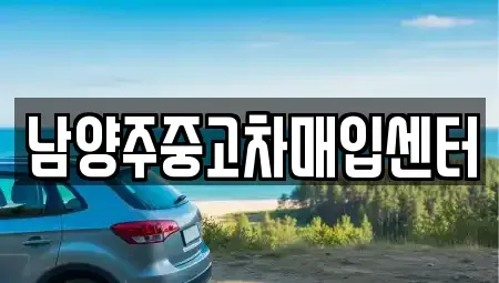 경기 구리시 사노동 중고차매입 전문 남양주중고차매입센터
