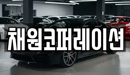 경기 양주시 은현면 중고차매매 전문 채원코퍼레이션
