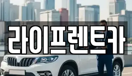 경기 양평군 강상면 렌트카 전문 라이프렌트카