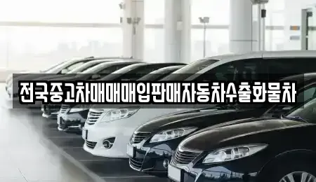 경기 양평군 강상면 중고차매입 전문 전국중고차매매매입판매자동차수출화물차