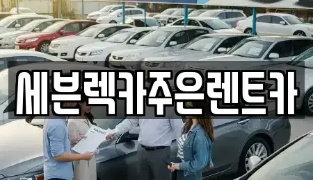 경기 용인시 처인구 삼가동 렌트카 전문 세븐렉카주은렌트카