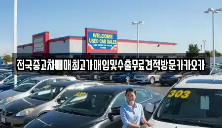 경기 파주시 파평면 중고차 전문 전국중고차매매최고가매입및수출무료견적방문카카오카