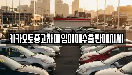 경기도 수원시 장안구 정자동 중고차 전문 카카오토중고차매입매매수출판매시세