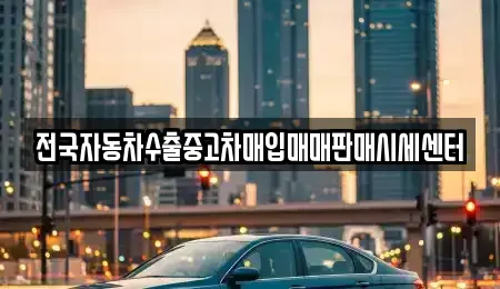 경기도 수원시 장안구 정자동 중고차매입 전문 전국자동차수출중고차매입매매판매시세센터