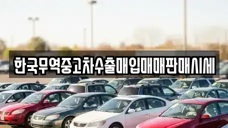 경기도 수원시 장안구 정자동 중고차매입 전문 한국무역중고차수출매입매매판매시세