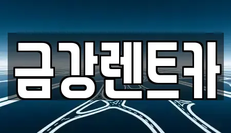 경기도 수원시 장안구 파장동 렌트카 전문 금강렌트카