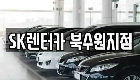 경기도 수원시 장안구 파장동 장기렌트카 전문 SK렌터카 북수원지점