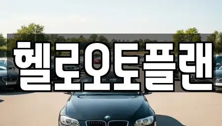경기도 오산시 양산동 장기렌트카 전문 헬로오토플랜