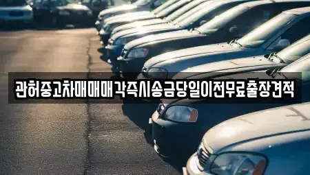 경기도 오산시 양산동 중고차매매 전문 관허중고차매매매각즉시송금당일이전무료출장견적