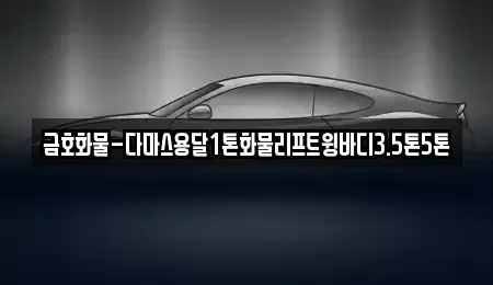 경기도 오산시 양산동 중고차매입 전문 금호화물-다마스용달1톤화물리프트윙바디3.5톤5톤