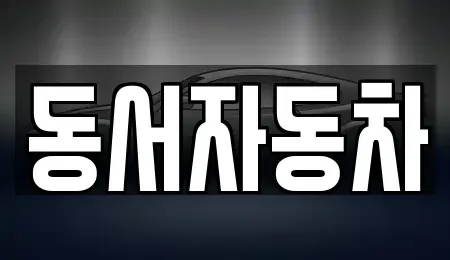 경남 김해시 삼방동 중고차매매 전문 동서자동차