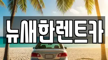 경남 밀양시 상동면 렌트카 전문 뉴새한렌트카